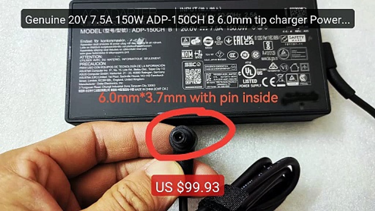 Genuine 20V 7.5A 150W ADP-150CH B 6.0mm tip charger Power AC adapt... -- Best Deal 2026 | Shop Now!