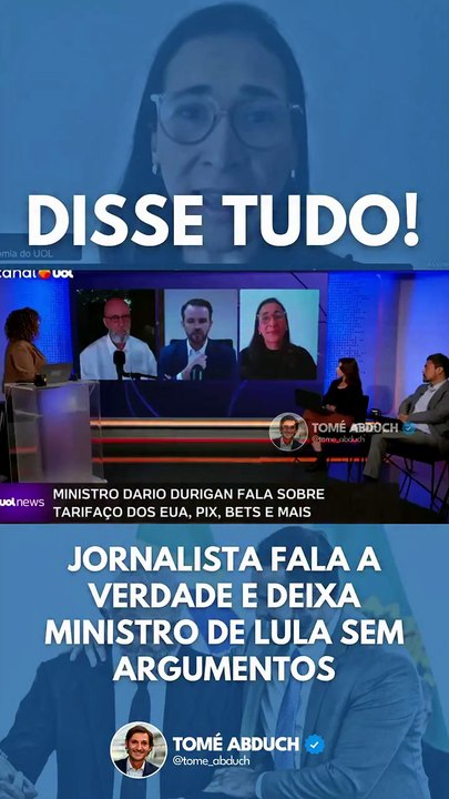 Jornalista fala a verdade e deixa ministro de Lula sem argumentos