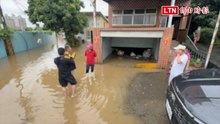烏日中山路和平巷淹水 里民質疑排水溝遭填埋釀禍