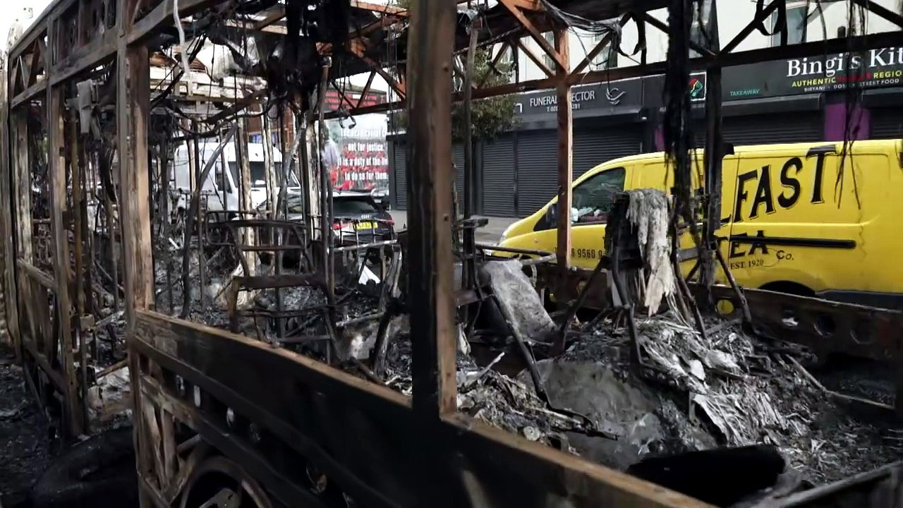 Belfast streets devastated after overnight violence