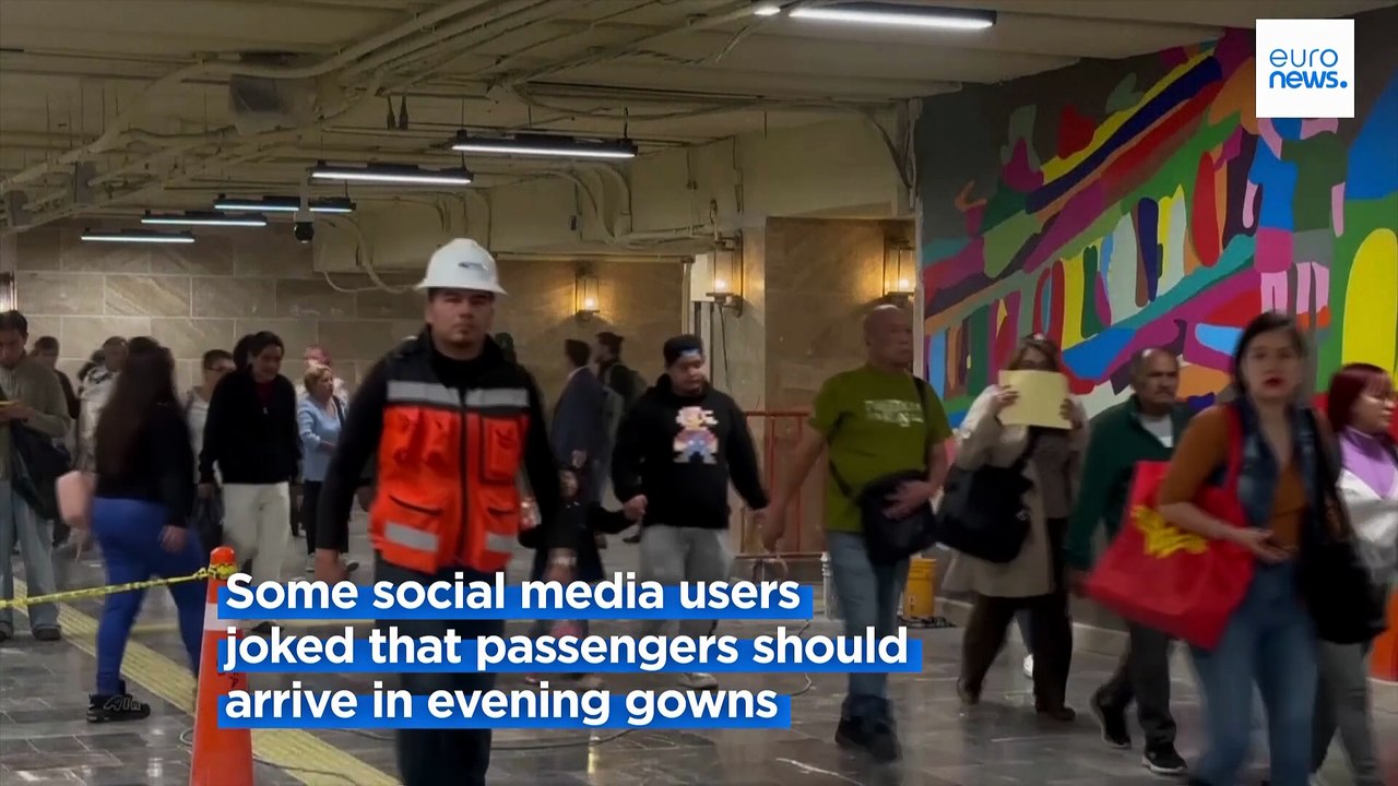 Subway station in Mexico City goes viral over c...