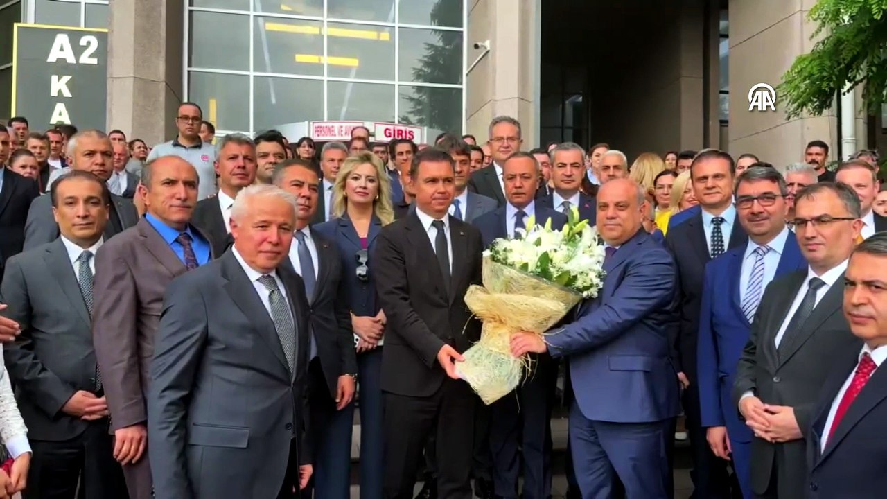 Yargıtay üyeliğine seçilen Karaköse'ye Ankara Adliyesi'nde veda töreni düzenlendi