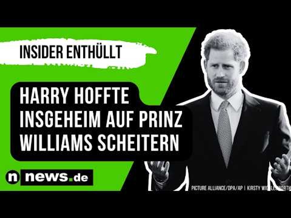 Prinz Harry: Insider enthüllt - Harry hoffte insgeheim auf Prinz Williams Scheitern