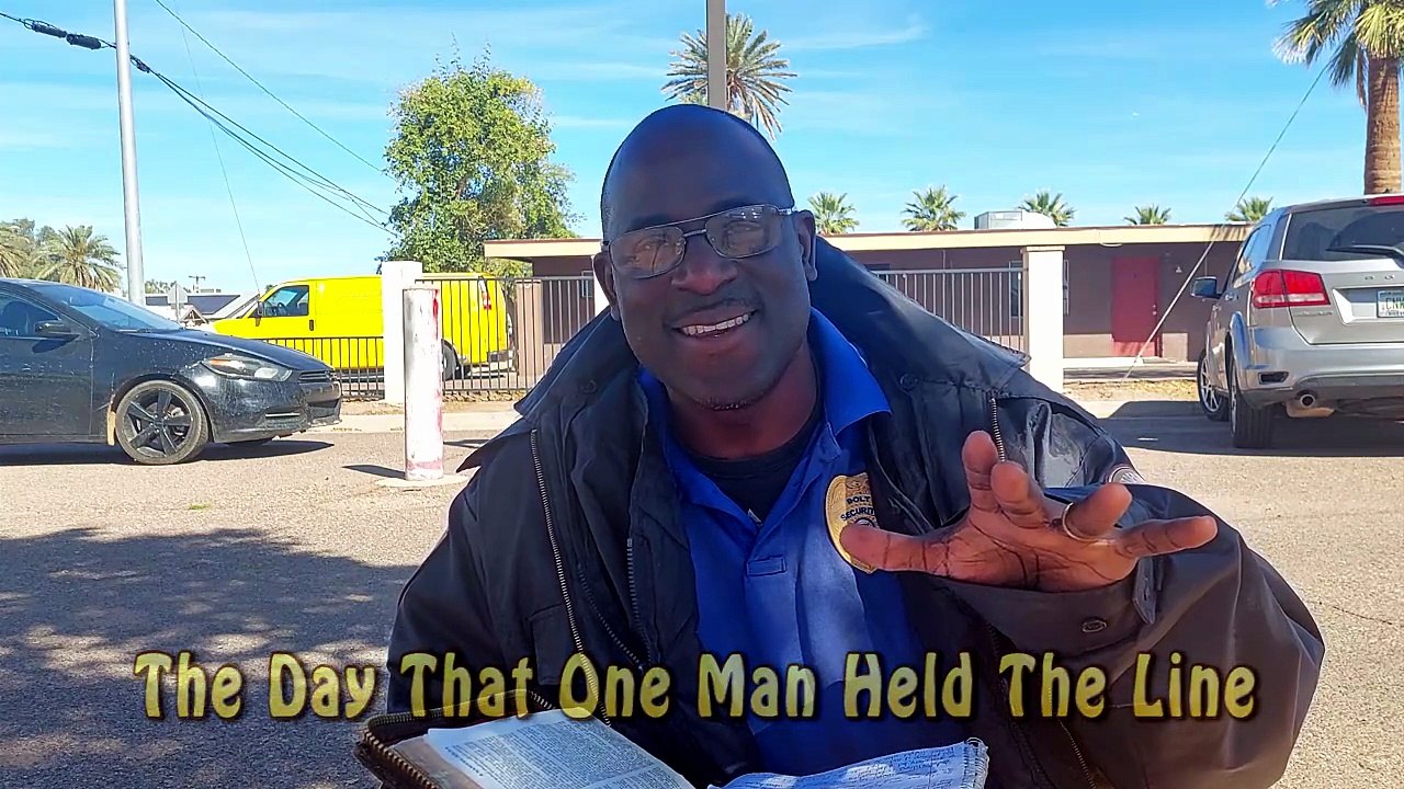 The Day One Man Held The Line