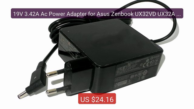19V 3.42A Ac Power Adapter for Asus Zenbook UX32VD UX32A UX42 ... Hot Deal 2026 | Limited Offer!