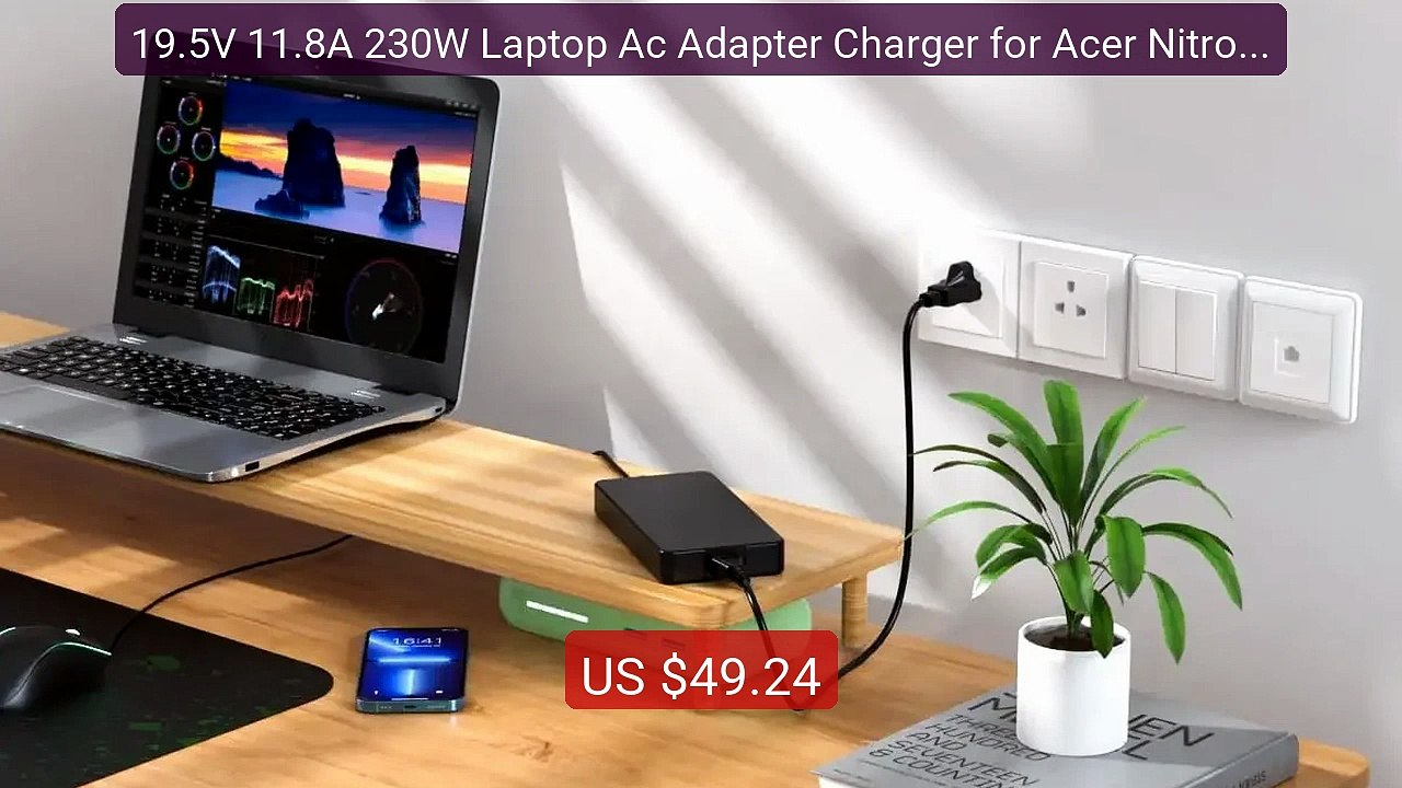 19.5V 11.8A 230W Laptop Ac Adapter Charger for Acer Nitro 5 1... -- Amazing Value 2026 | Must Have!