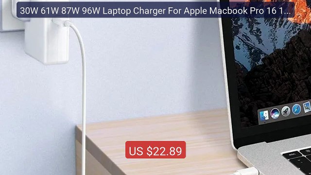 30W 61W 87W 96W Laptop Charger For Apple Macbook Pro 16 15 13 ... Best Buy 2026 | Great Quality!