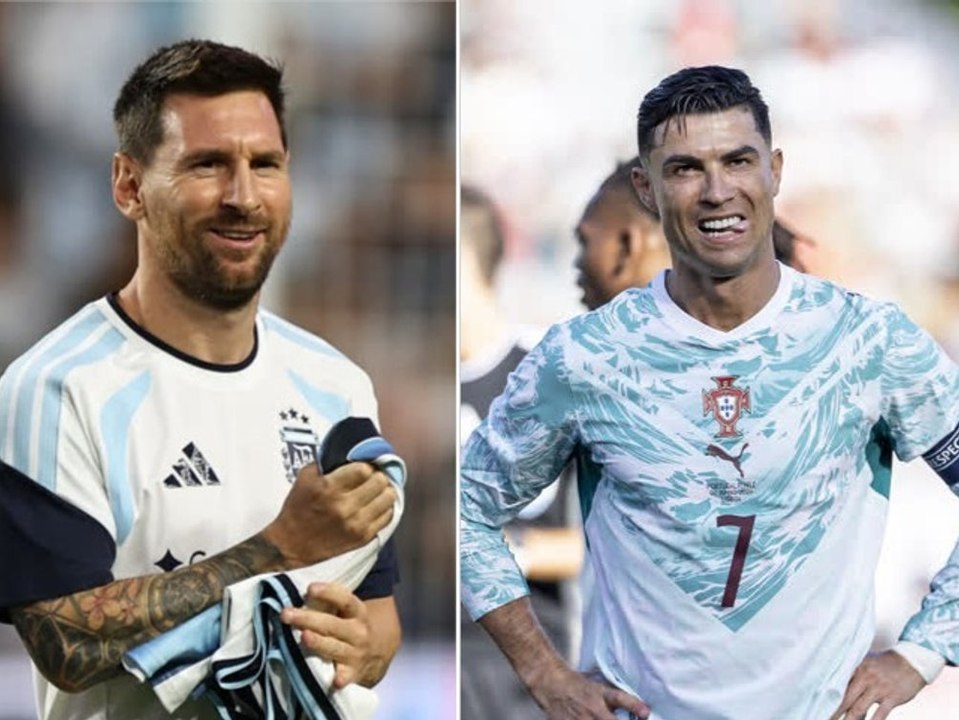 So sahen Messi und Ronaldo bei ihrer ersten WM aus