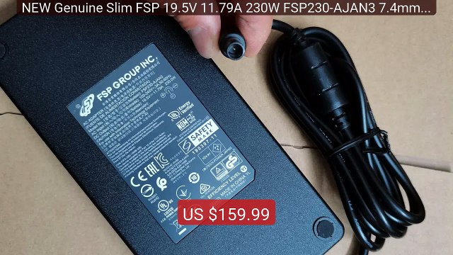 NEW Genuine Slim FSP 19.5V 11.79A 230W FSP230-AJAN3 7.4mm AC ... Amazing Value 2026 | Must Have!