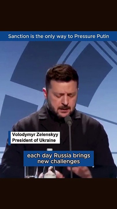 Zelenskyy Calls for Tougher Sanctions on Russia and More Pressure on Putin