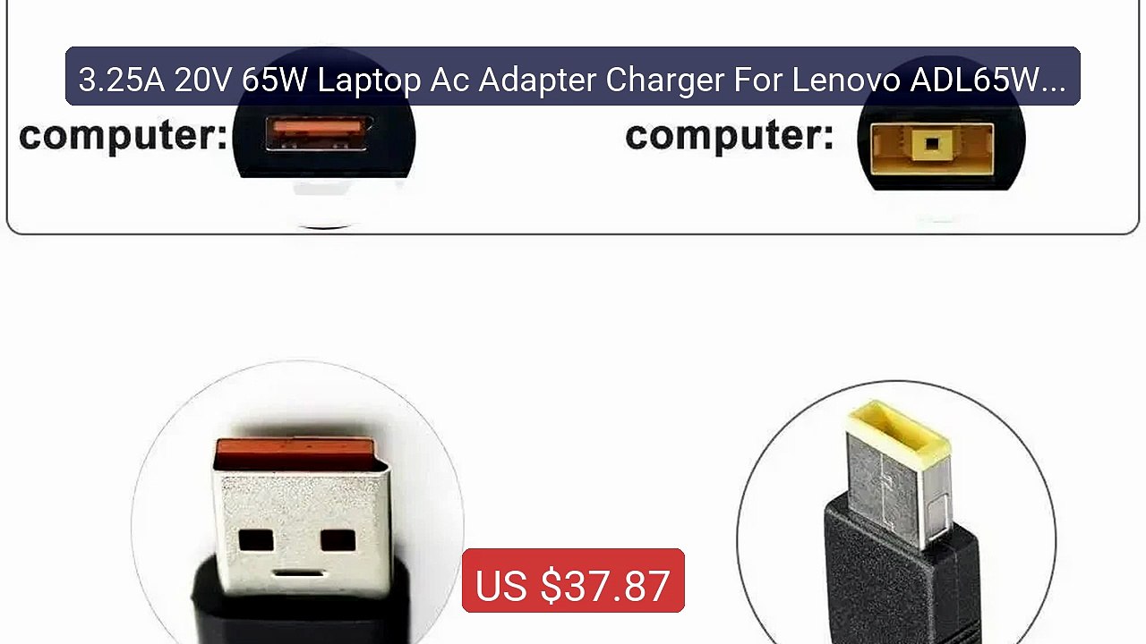 3.25A 20V 65W Laptop Ac Adapter Charger For Lenovo ADL65WDC AD... -- Best Buy 2026 | Great Quality!