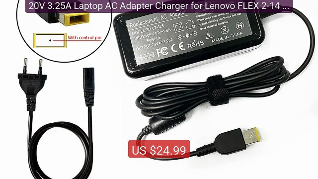 20V 3.25A Laptop AC Adapter Charger for Lenovo FLEX 2-14 2-14D... Hot Deal 2026 | Limited Offer!