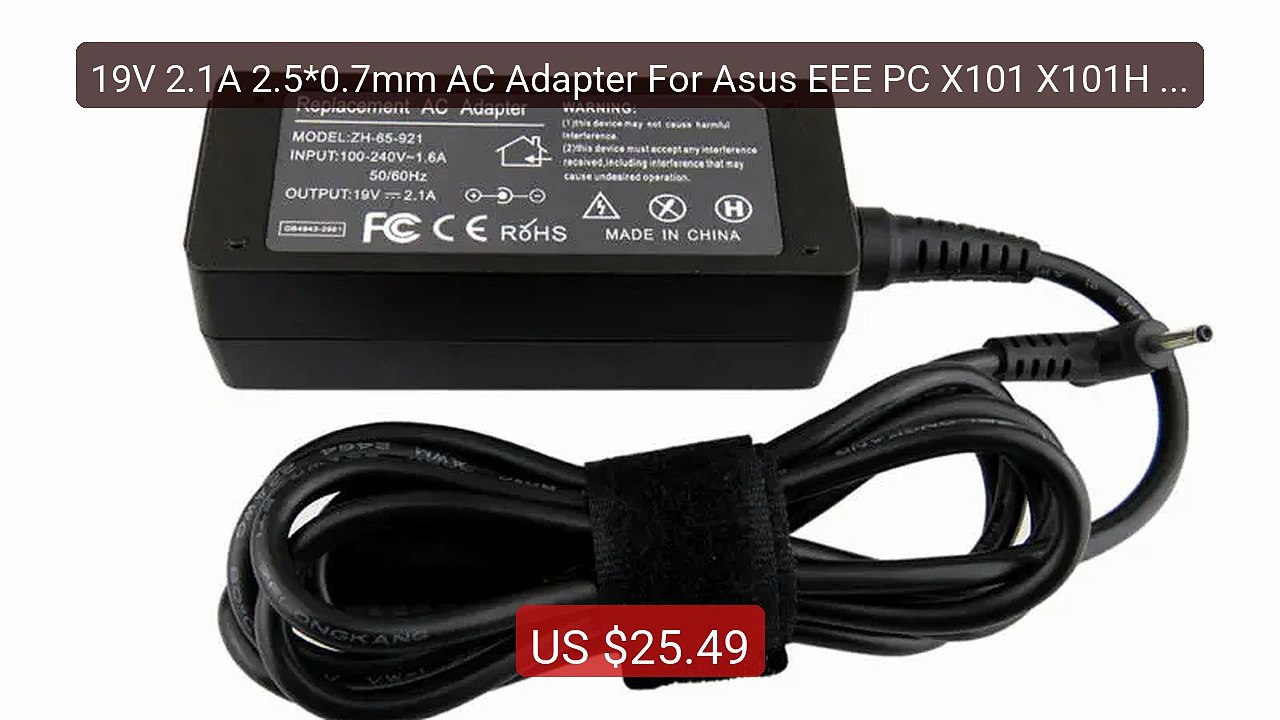 19V 2.1A 2.5*0.7mm AC Adapter For Asus EEE PC X101 X101H X1... -- Top Pick 2026 | Unbeatable Price!