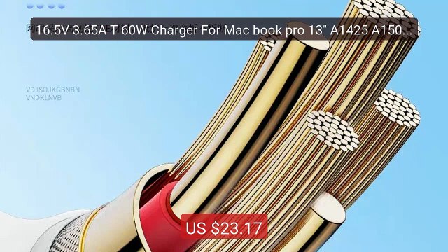 16.5V 3.65A T 60W Charger For Mac book pro 13 A1425 A1502 A14... Best Buy 2026 | Great Quality!