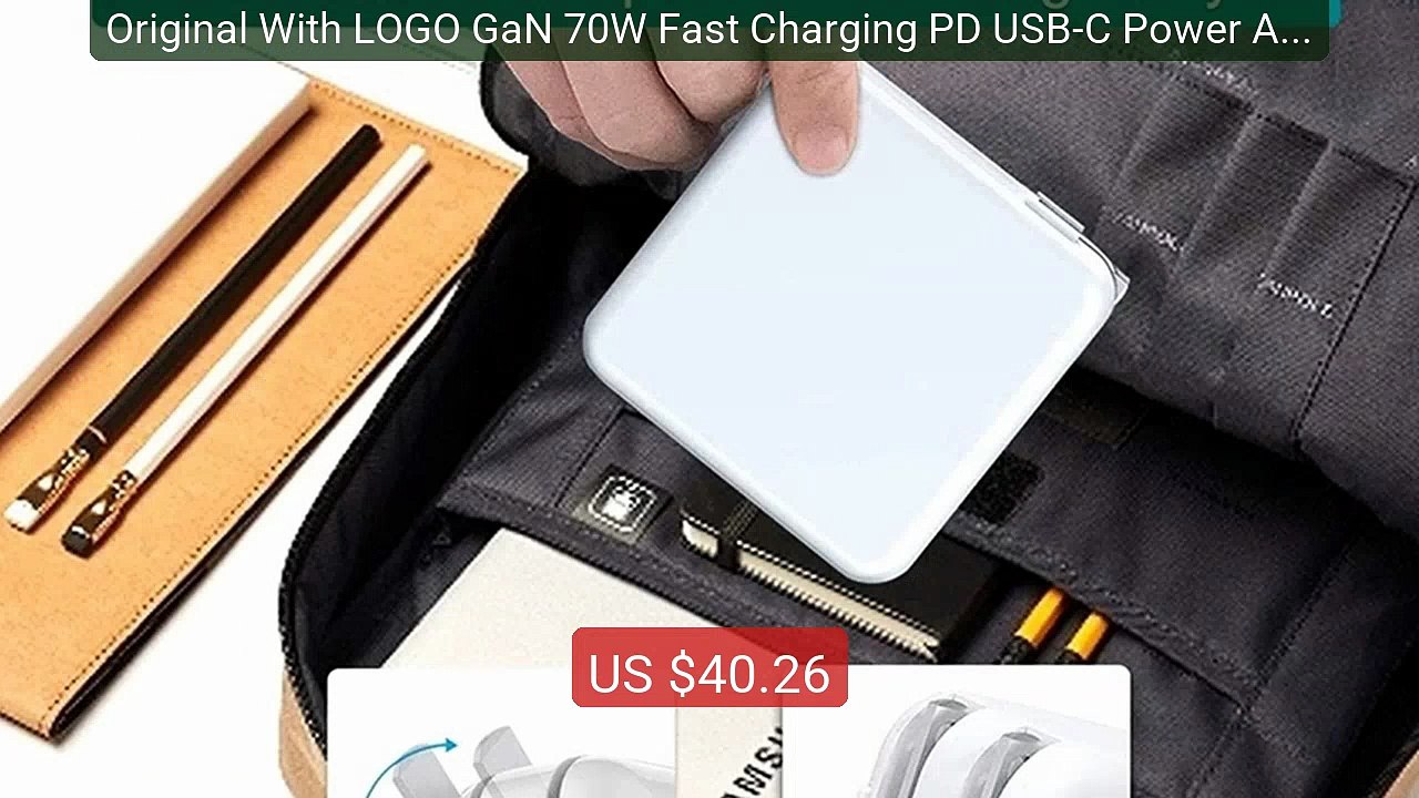 Original With LOGO GaN 70W Fast Charging PD USB-C Power Adapte... -- Best Buy 2026 | Great Quality!