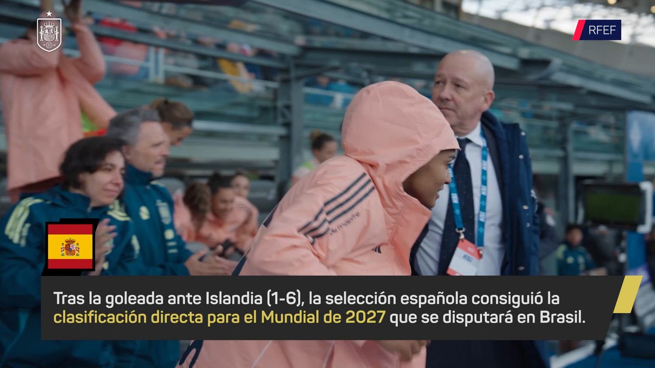 La Roja Fememina celebra la clasificación al Mundial