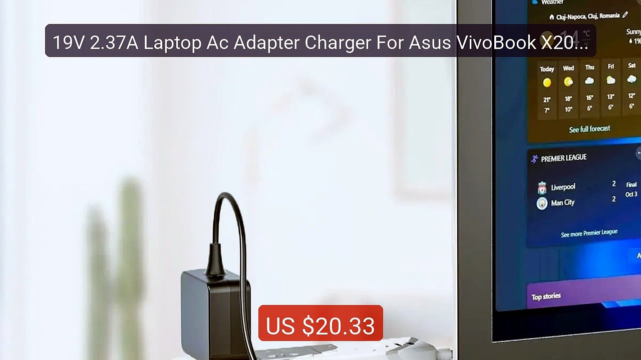 19V 2.37A Laptop Ac Adapter Charger For Asus VivoBook X200L F... -- Amazing Value 2026 | Must Have!