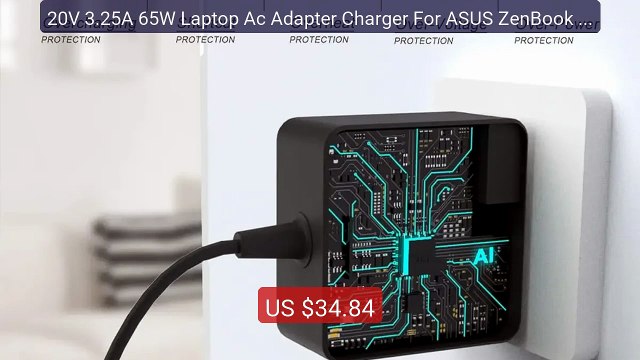 20V 3.25A 65W Laptop Ac Adapter Charger For ASUS ZenBook S UX... Amazing Value 2026 | Must Have!
