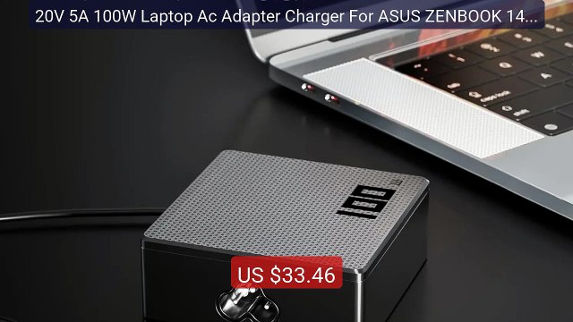 20V 5A 100W Laptop Ac Adapter Charger For ASUS ZENBOOK 14X OLE... Best Buy 2026 | Great Quality!