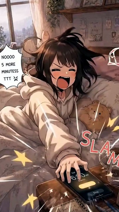 My 'Productive' Morning Routine (Reality vs. Anime)