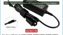19V 1.75A 33W 4.0*1.35mm AC Laptop Charger Power Adapter For A... -- Hot Deal 2026 | Limited Offer!