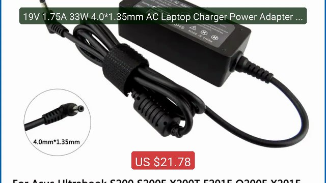19V 1.75A 33W 4.0*1.35mm AC Laptop Charger Power Adapter For A... Hot Deal 2026 | Limited Offer!