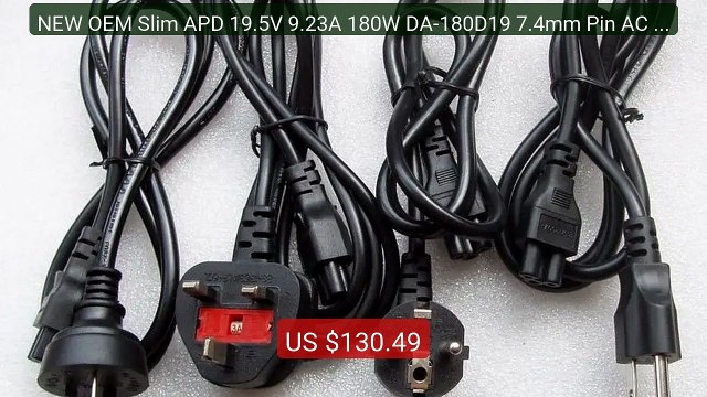 NEW OEM Slim APD 19.5V 9.23A 180W DA-180D19 7.4mm Pin AC Ad... Top Pick 2026 | Unbeatable Price!