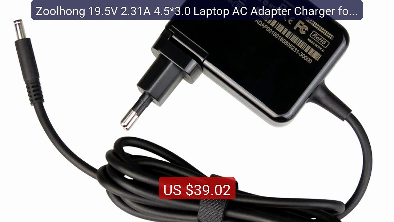 Zoolhong 19.5V 2.31A 4.5*3.0 Laptop AC Adapter Charger for Dell 45... -- Best Deal 2026 | Shop Now!