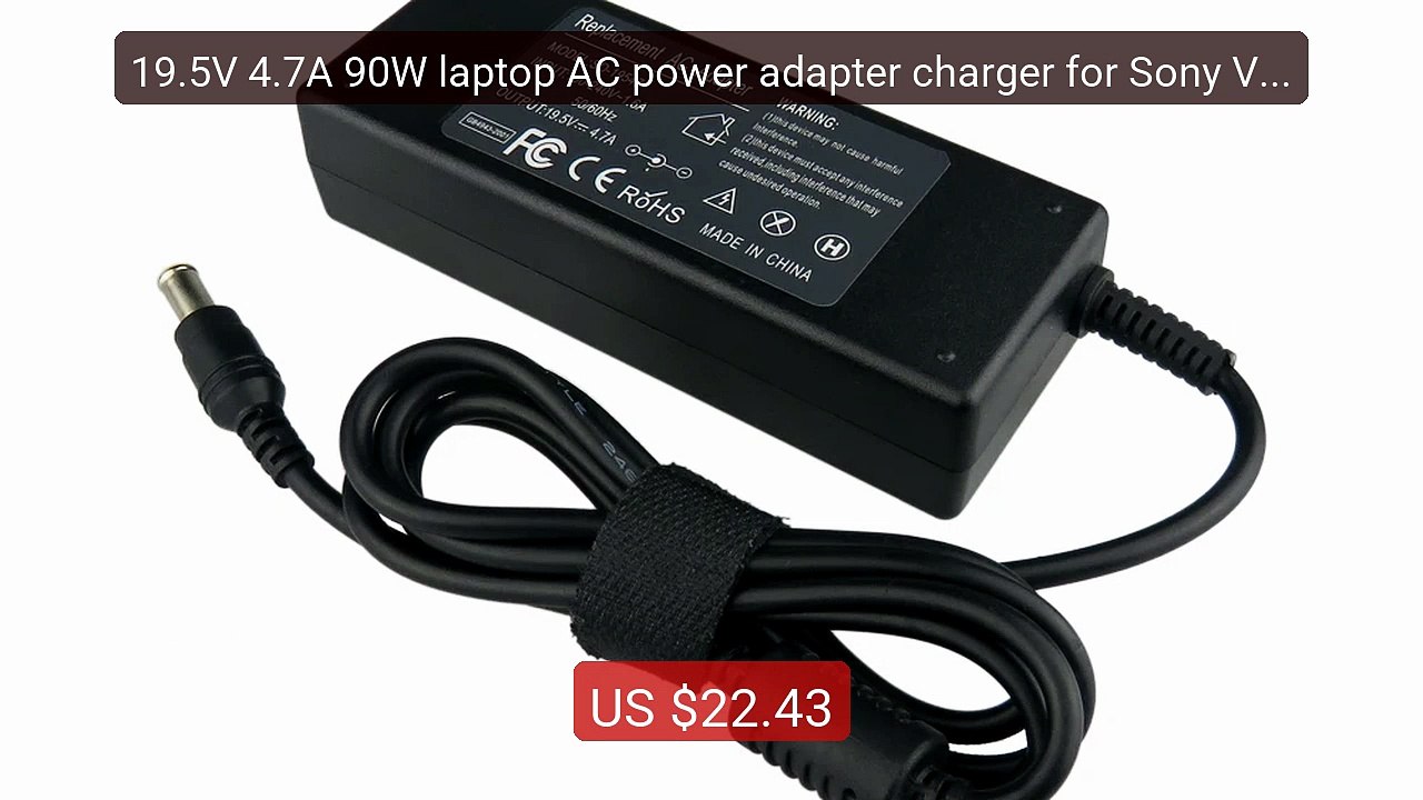 19.5V 4.7A 90W laptop AC power adapter charger for Sony Vaio VGN-AX... -- Top Rated 2026 | Buy Now!