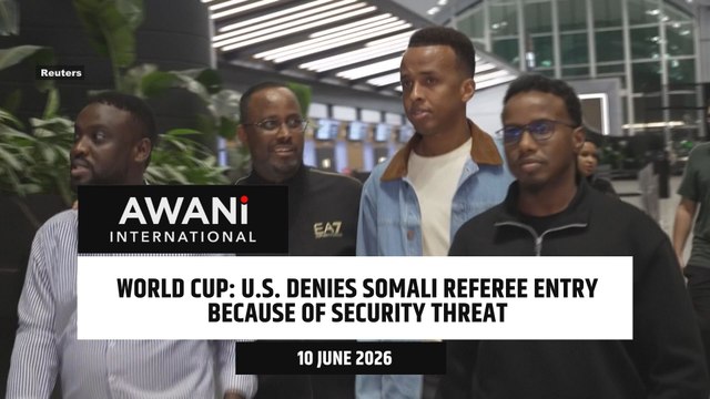 US denies Somali World Cup soccer referee entry because of 'security threat'