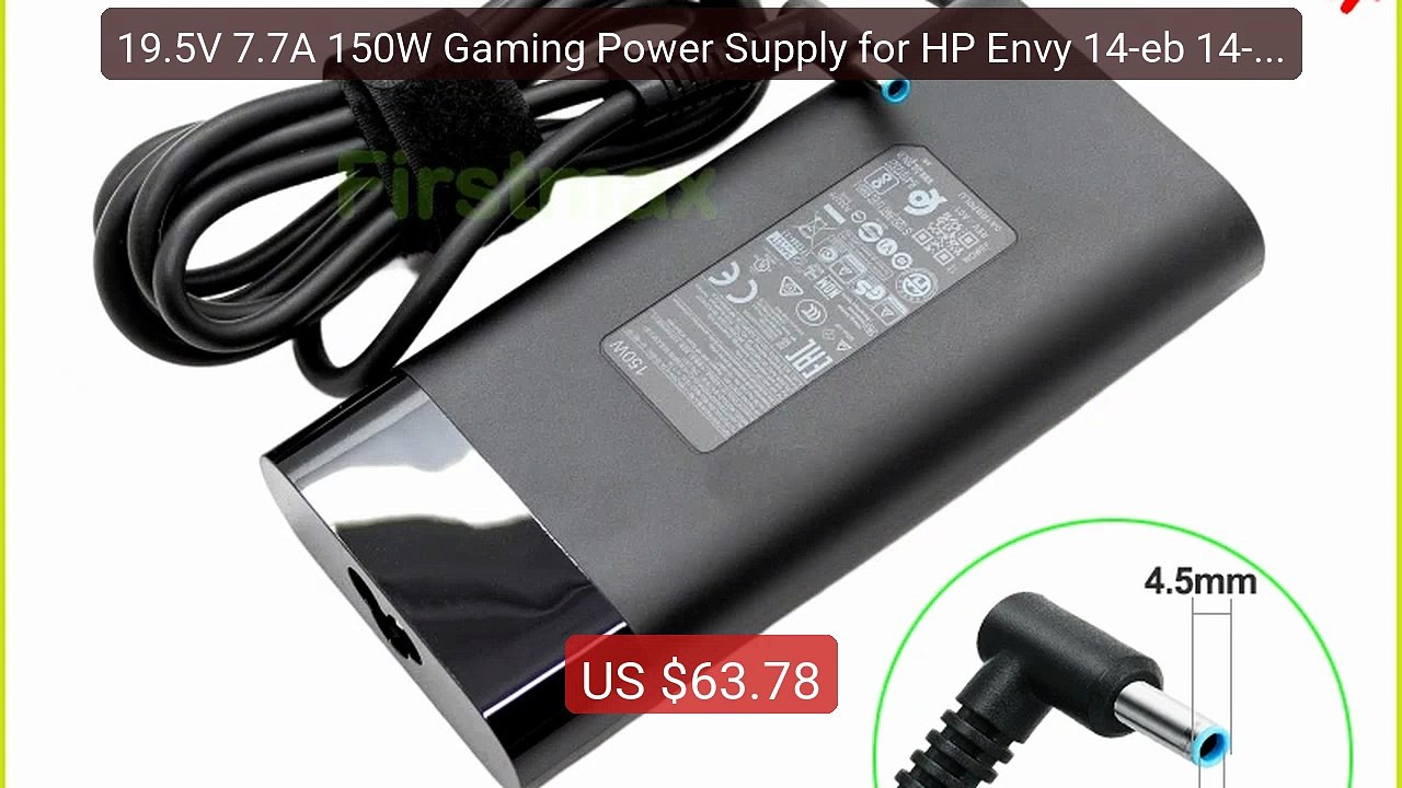 19.5V 7.7A 150W Gaming Power Supply for HP Envy 14-eb 14-eb... -- Top Pick 2026 | Unbeatable Price!