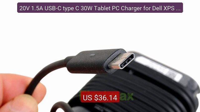 20V 1.5A USB-C type C 30W Tablet PC Charger for Dell XPS 12 92... Best Buy 2026 | Great Quality!