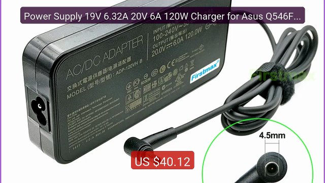 Power Supply 19V 6.32A 20V 6A 120W Charger for Asus Q546FD Q547FD R... Top Rated 2026 | Buy Now!