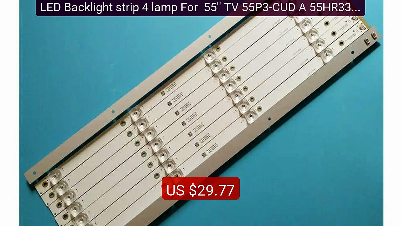 LED Backlight strip 4 lamp For  55'' TV 55P3-CUD A 55HR330M04A5 V4 ... -- Top Rated 2026 | Buy Now!