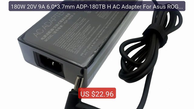 180W 20V 9A 6.0*3.7mm ADP-180TB H AC Adapter For Asus ROG Zephyrus ... Top Rated 2026 | Buy Now!