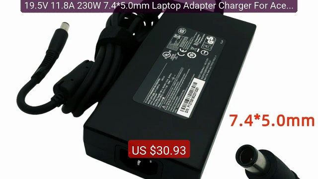 19.5V 11.8A 230W 7.4*5.0mm Laptop Adapter Charger For Acer Pre... Best Buy 2026 | Great Quality!