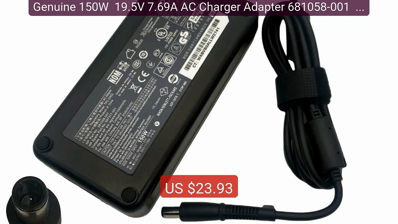 Genuine 150W  19.5V 7.69A AC Charger Adapter 681058-001  For H... -- Hot Deal 2026 | Limited Offer!