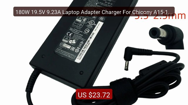 180W 19.5V 9.23A Laptop Adapter Charger For Chicony A15-180P1A... Hot Deal 2026 | Limited Offer!