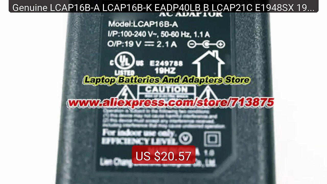 Genuine LCAP16B-A LCAP16B-K EADP40LB B LCAP21C E1948SX 19V 2.... -- Amazing Value 2026 | Must Have!