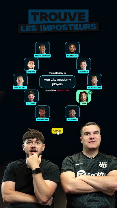 Les imposteurs dans cette équipe 🕵️