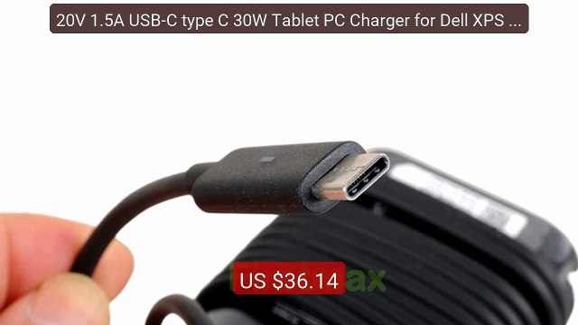 20V 1.5A USB-C type C 30W Tablet PC Charger for Dell XPS 12 9... Amazing Value 2026 | Must Have!
