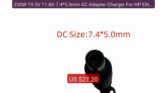 230W 19.5V 11.8A 7.4*5.0mm AC Adapter Charger For HP EliteBook 8740... Top Rated 2026 | Buy Now!