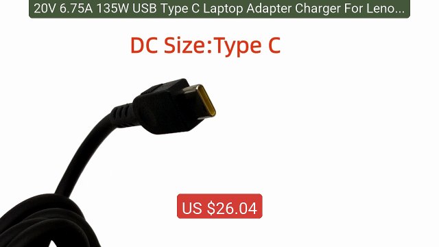 20V 6.75A 135W USB Type C Laptop Adapter Charger For Lenovo... Top Pick 2026 | Unbeatable Price!