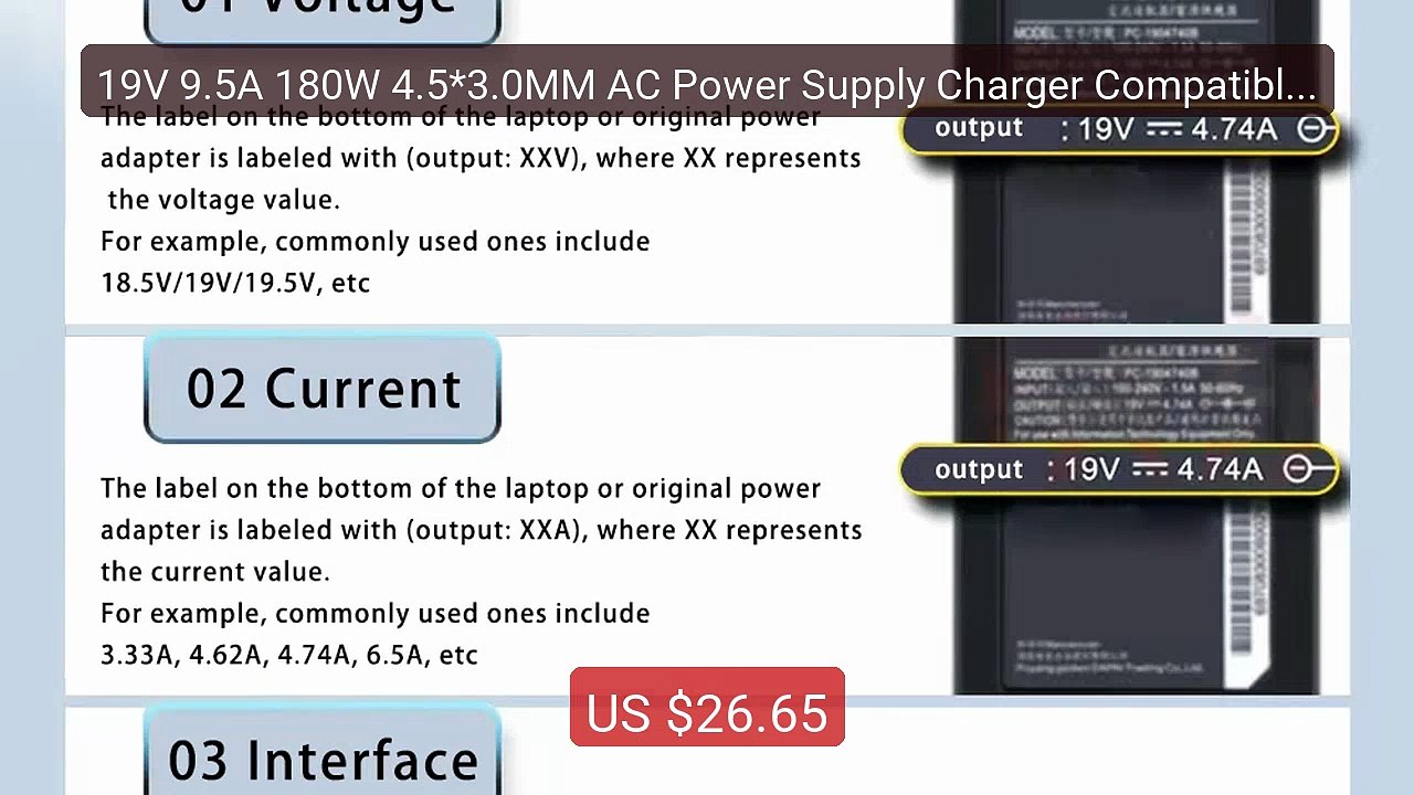19V 9.5A 180W 4.5*3.0MM AC Power Supply Charger Compatible For HP Z... -- Top Rated 2026 | Buy Now!
