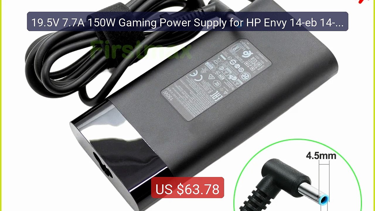 19.5V 7.7A 150W Gaming Power Supply for HP Envy 14-eb 14-eb... -- Top Pick 2026 | Unbeatable Price!