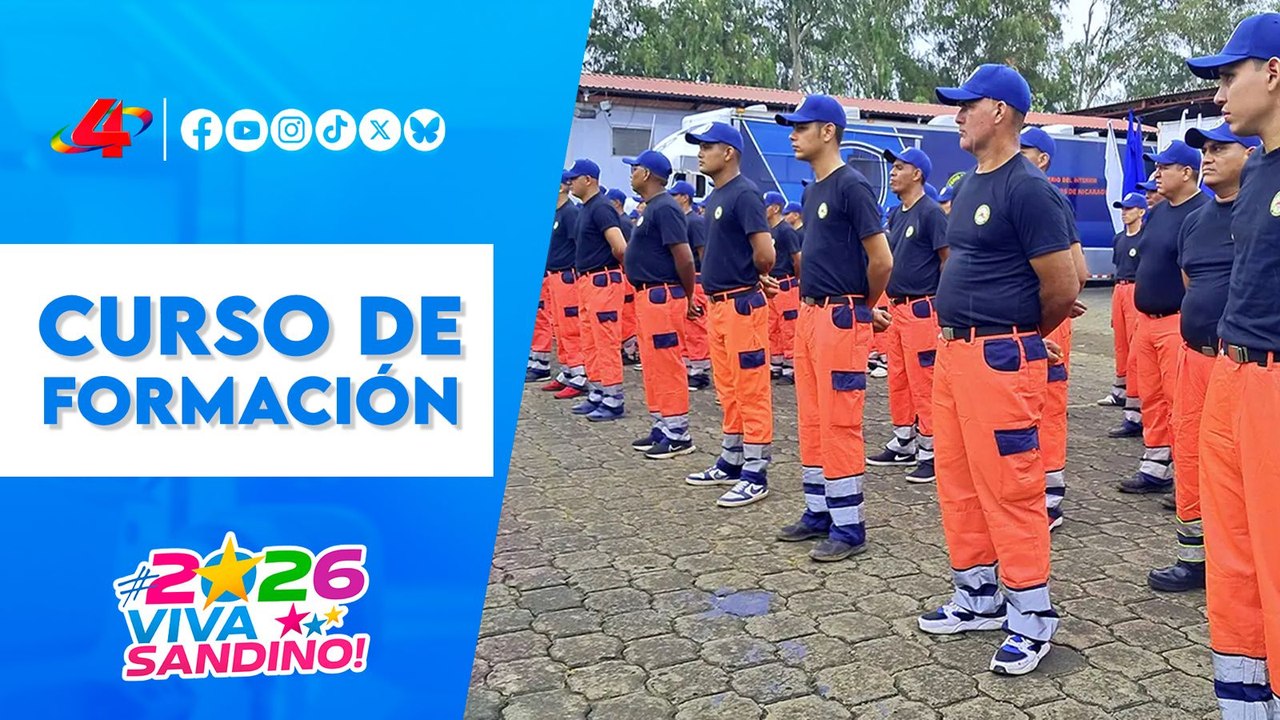 🇳🇮 Ministerio del Interior inicia V Curso Básico de Formación en Nicaragua