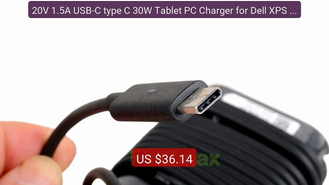 20V 1.5A USB-C type C 30W Tablet PC Charger for Dell XPS 12... Top Pick 2026 | Unbeatable Price!