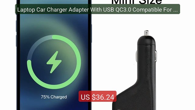 Laptop Car Charger Adapter With USB QC3.0 Compatible For SONY VAIO... Best Deal 2026 | Shop Now!
