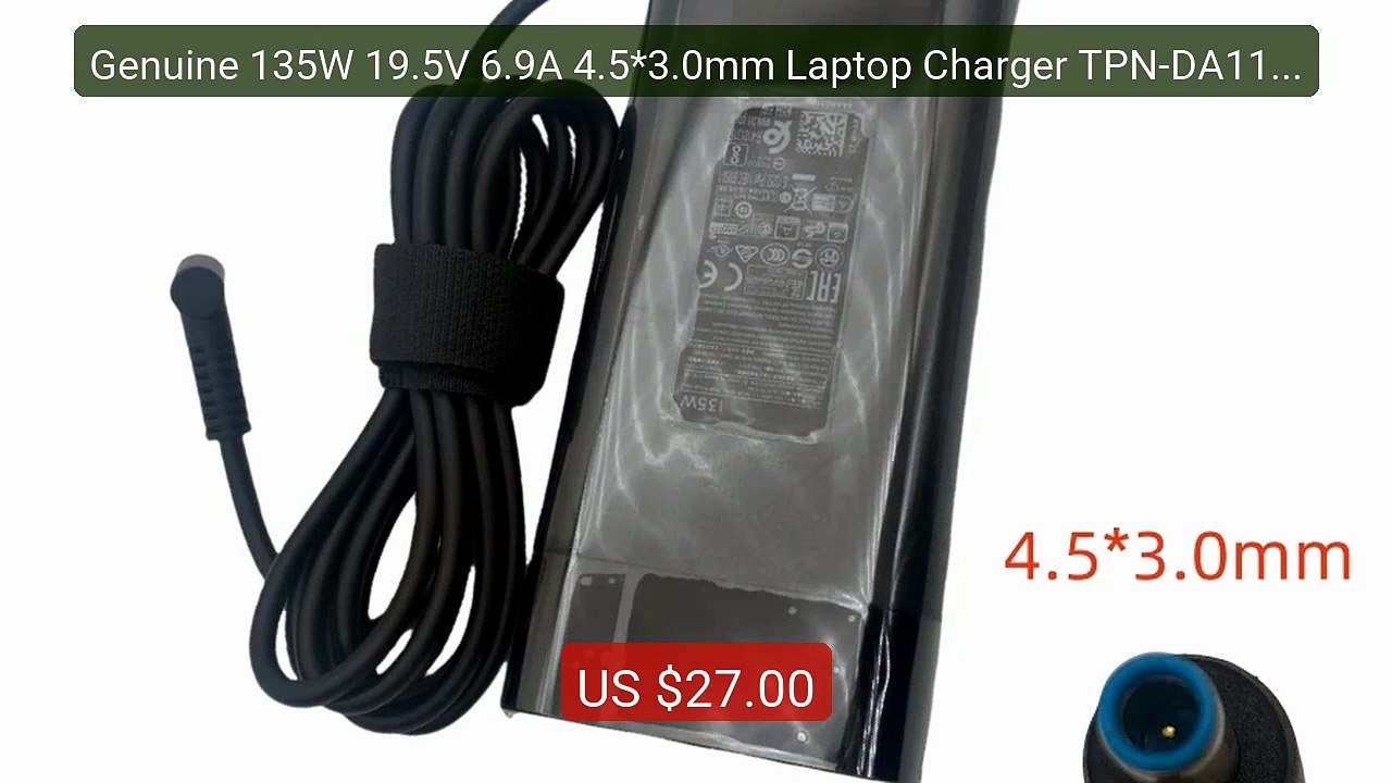 Genuine 135W 19.5V 6.9A 4.5*3.0mm Laptop Charger TPN-DA11  Fo... -- Amazing Value 2026 | Must Have!