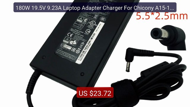 180W 19.5V 9.23A Laptop Adapter Charger For Chicony A15-180P1A... Best Buy 2026 | Great Quality!
